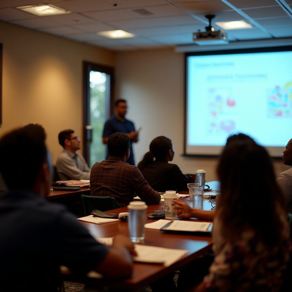 Monthly community meetup